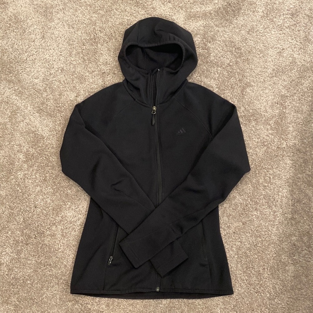 Adidas Black Women’s Outdoor Jacket (Size: S)